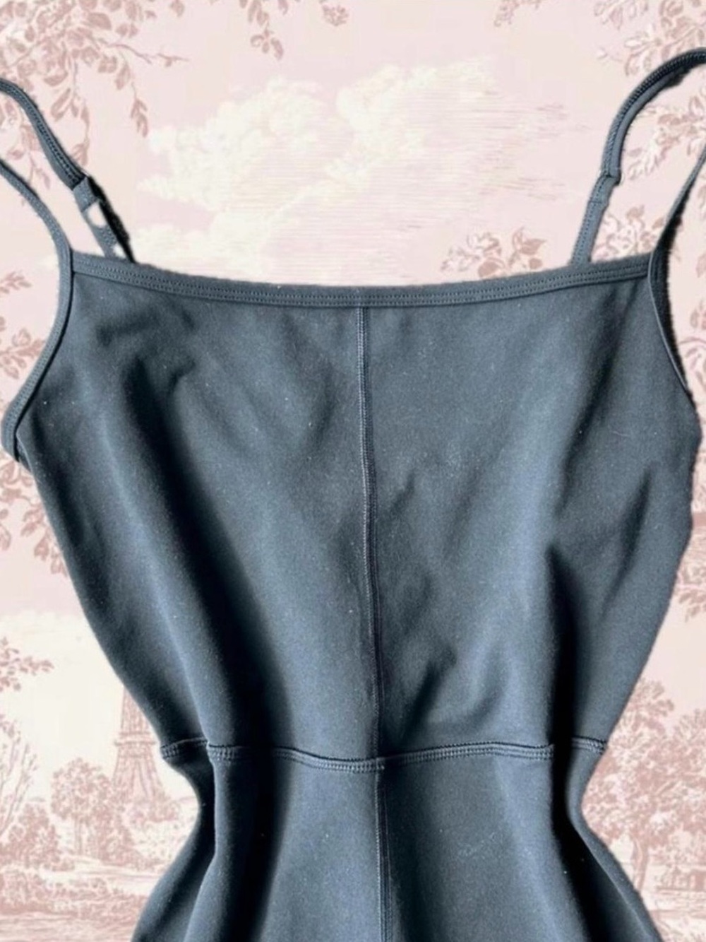 Aritzia TNA Divinity Kick Flare Black Jumpsuit